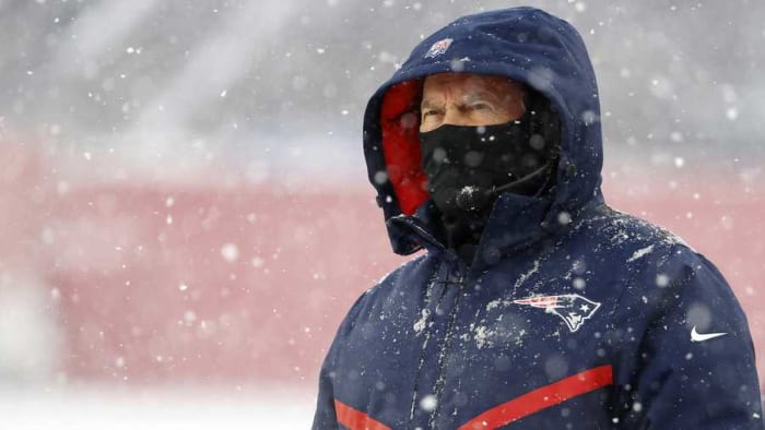 Patriots - Bill Belichick Snow